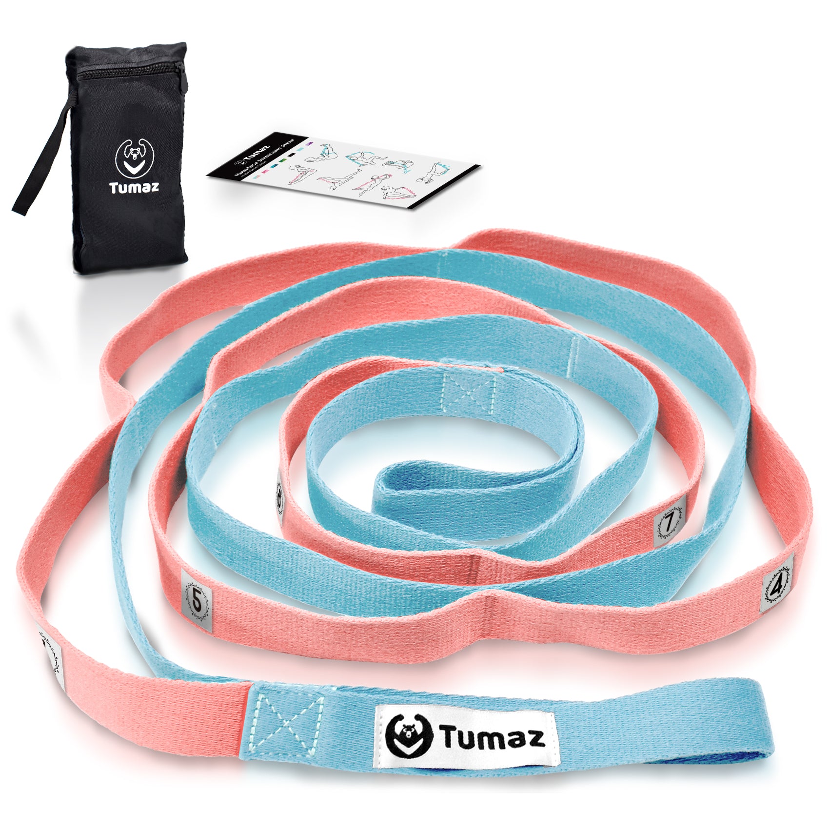 Stretching Strap - 12 Numbered Loops