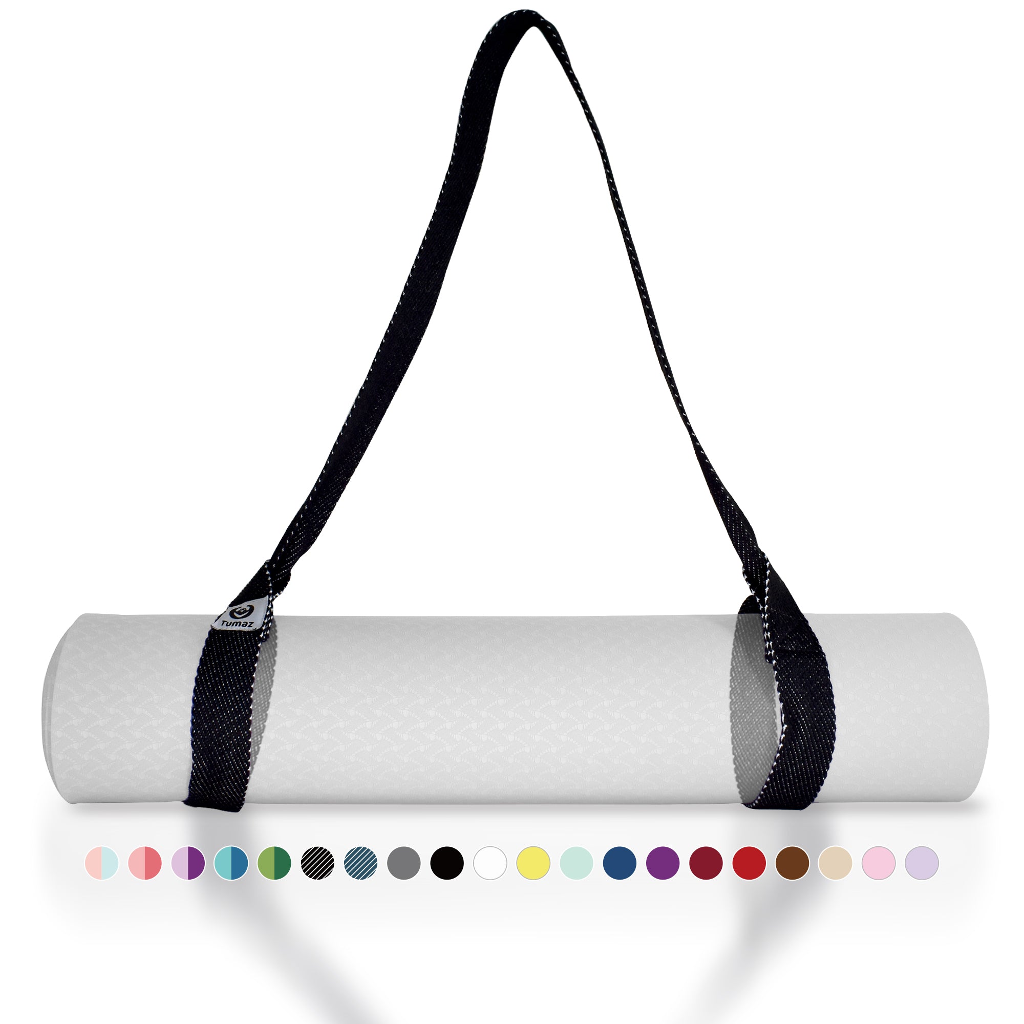 Tumaz Yoga Strap/Stretch Bands [15+ Colors, 6/8/10 Feet Options