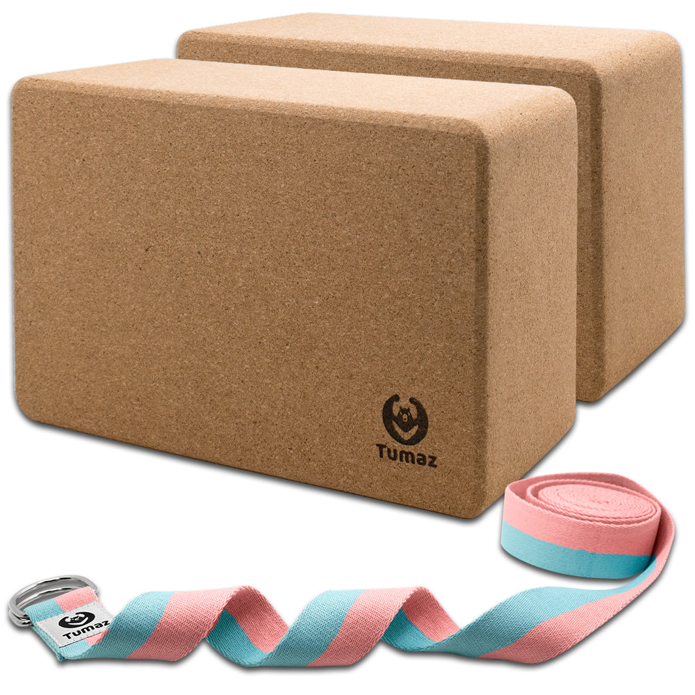 Cork Yoga Blocks Set