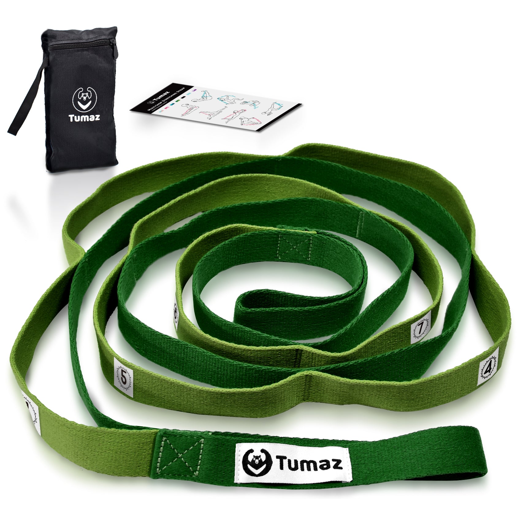 Stretching Strap - 12 Numbered Loops