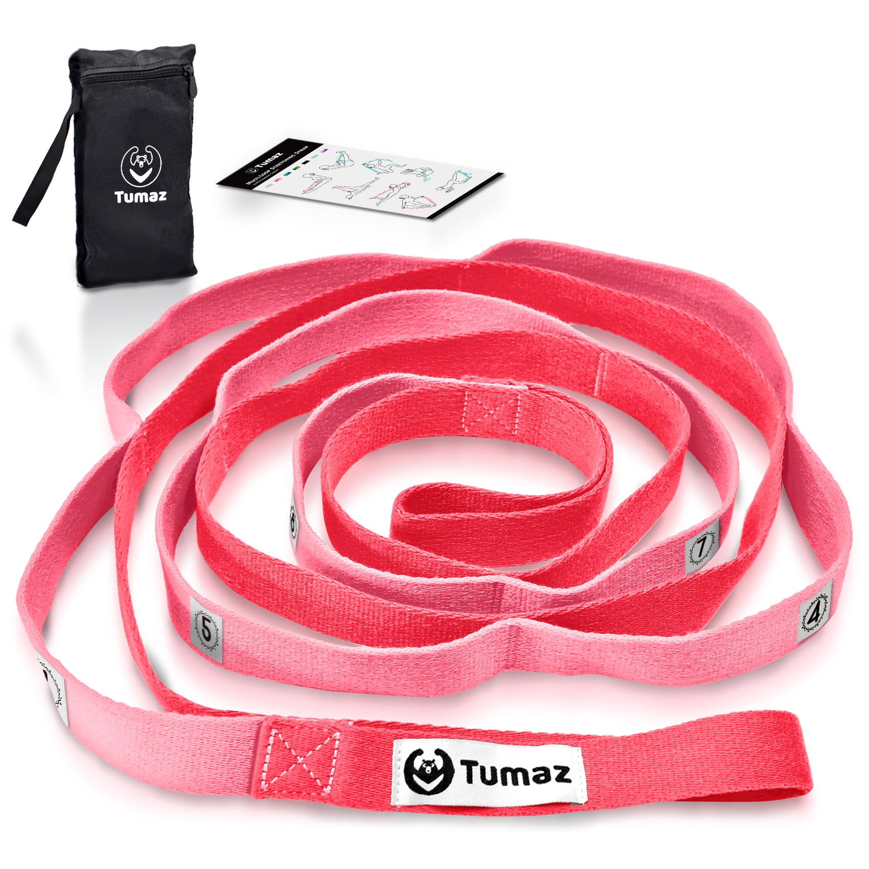 Stretching Strap - 12 Numbered Loops