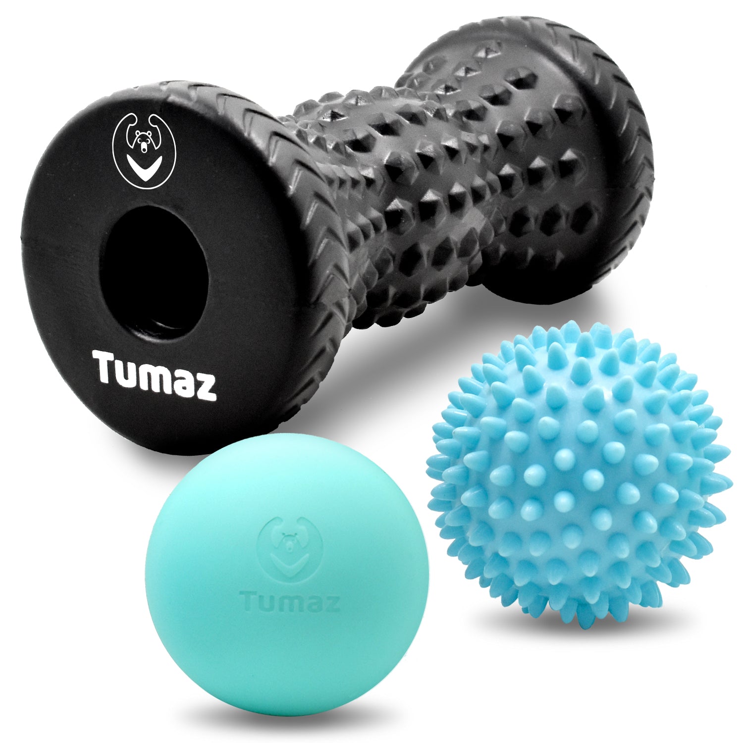 Diamond Foot Roller + Massage Ball Set