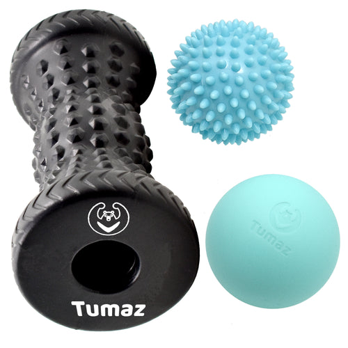 Diamond Foot Roller + Massage Ball Set