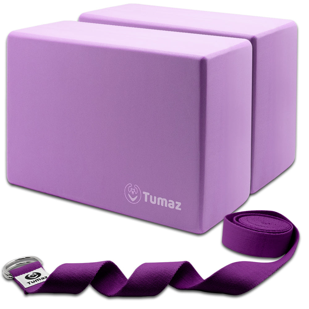 Yoga Block / 4 Foam: Purple - FrequencyRiser