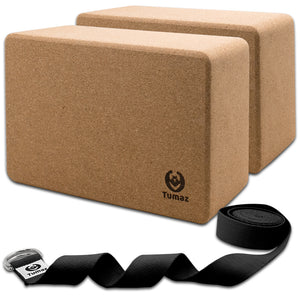 Essential Cork Yoga Block Set